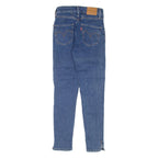 LEVI'S 721 High Rise Ankle BIG E Womens Jeans Blue Slim Skinny W24 L26