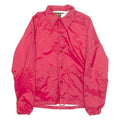SWINGSTER Mens Coach Jacket Red Nylon 90s S