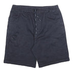 CARHARTT Mens Shorts Black Casual XL W35 Drawstring Cotton Blend