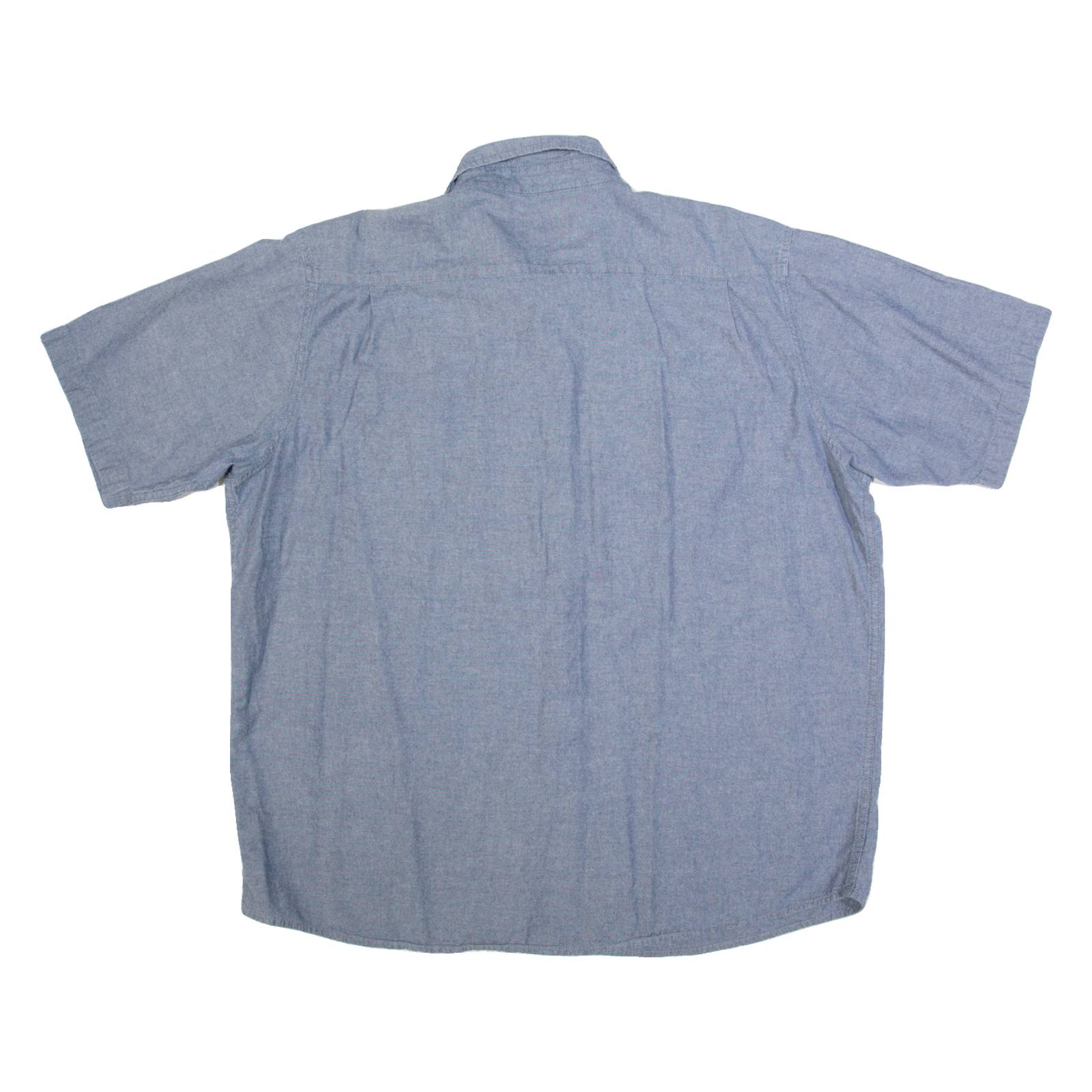 WRANGLER Mens Plain Shirt Blue XL