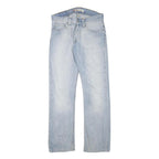 LEVI'S Mens Jeans Light Blue Regular Straight Denim Stone Wash W30 L31 Casual