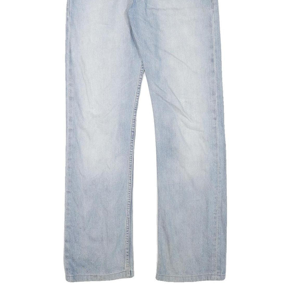 LEVI'S Mens Jeans Light Blue Regular Straight Denim Stone Wash W30 L31 Casual