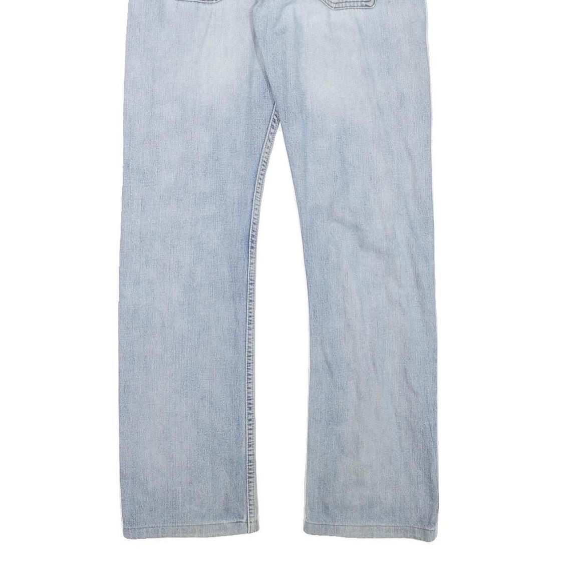 LEVI'S Mens Jeans Light Blue Regular Straight Denim Stone Wash W30 L31 Casual