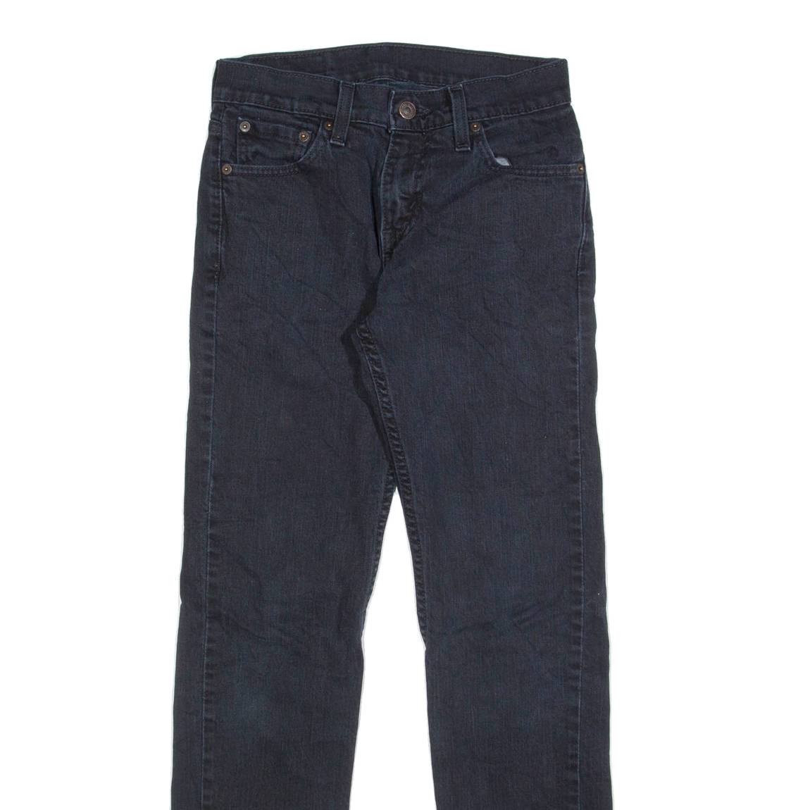 LEVI'S 511 Jeans Mens Black Slim Straight W26 L30
