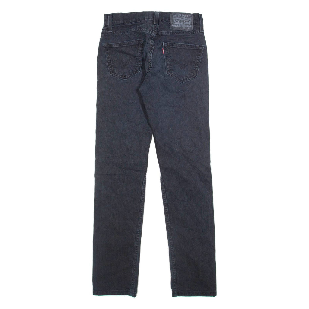 LEVI'S 511 Jeans Mens Black Slim Straight W26 L30