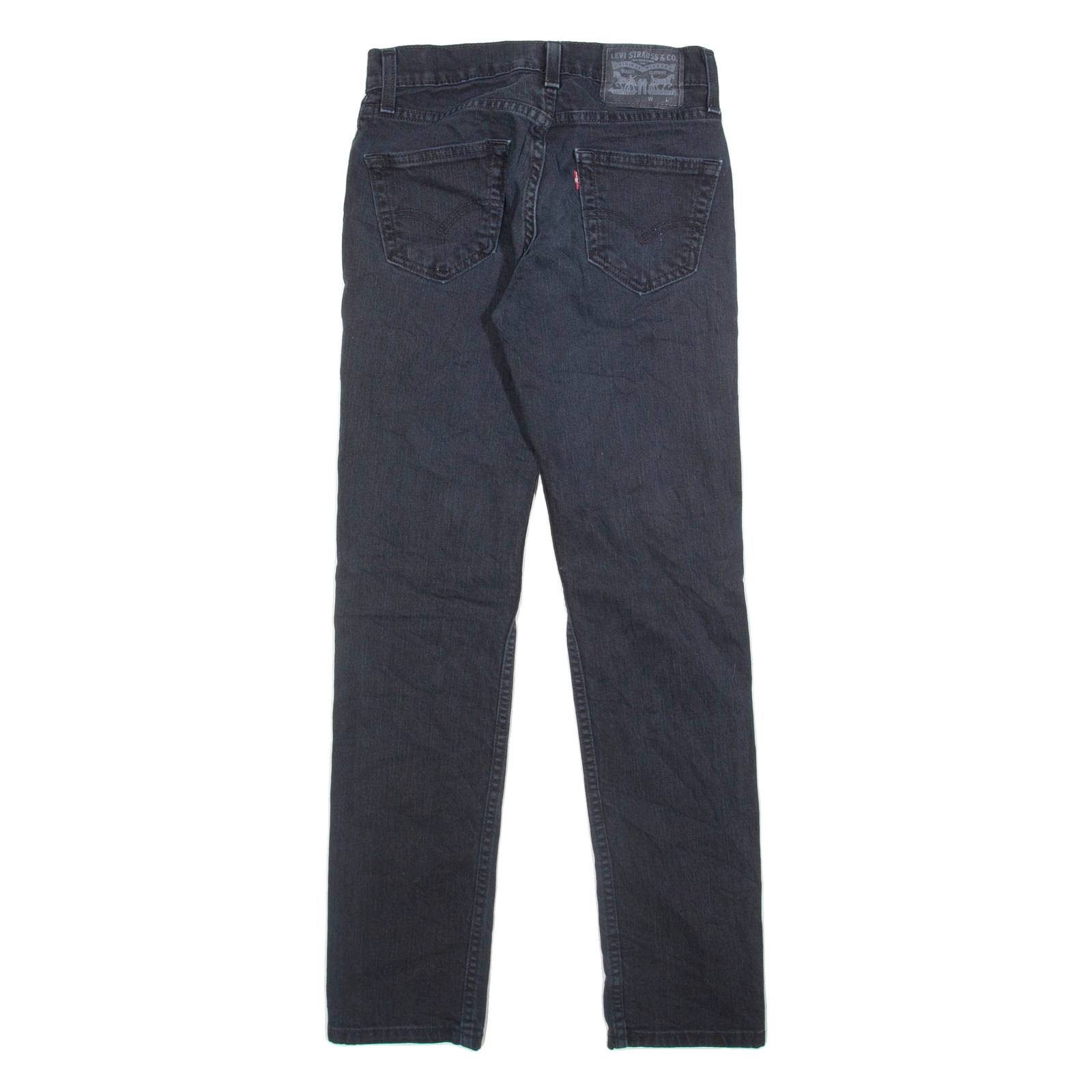 LEVI'S 511 Jeans Mens Black Slim Straight W26 L30
