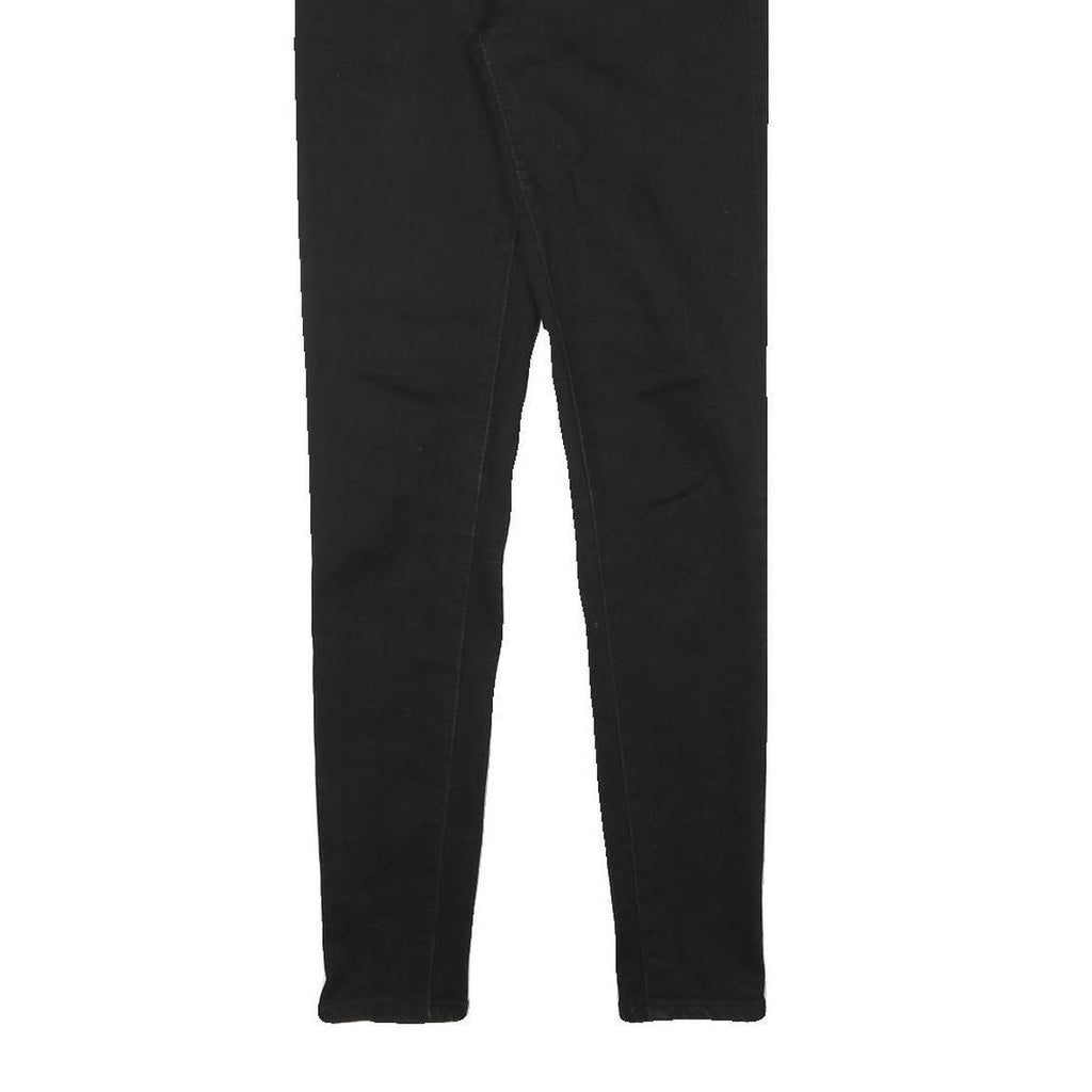 LEVI'S Womens Black Slim Skinny Denim Dark Zip W26 L29 Stretch Cotton Blend