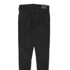 LEVI'S Womens Black Slim Skinny Denim Dark Zip W26 L29 Stretch Cotton Blend