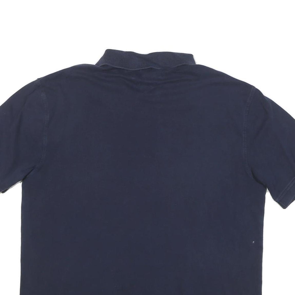 TOMMY HILFIGER Mens Navy Blue Polo Shirt Short Sleeve XL Classic Fit Crest