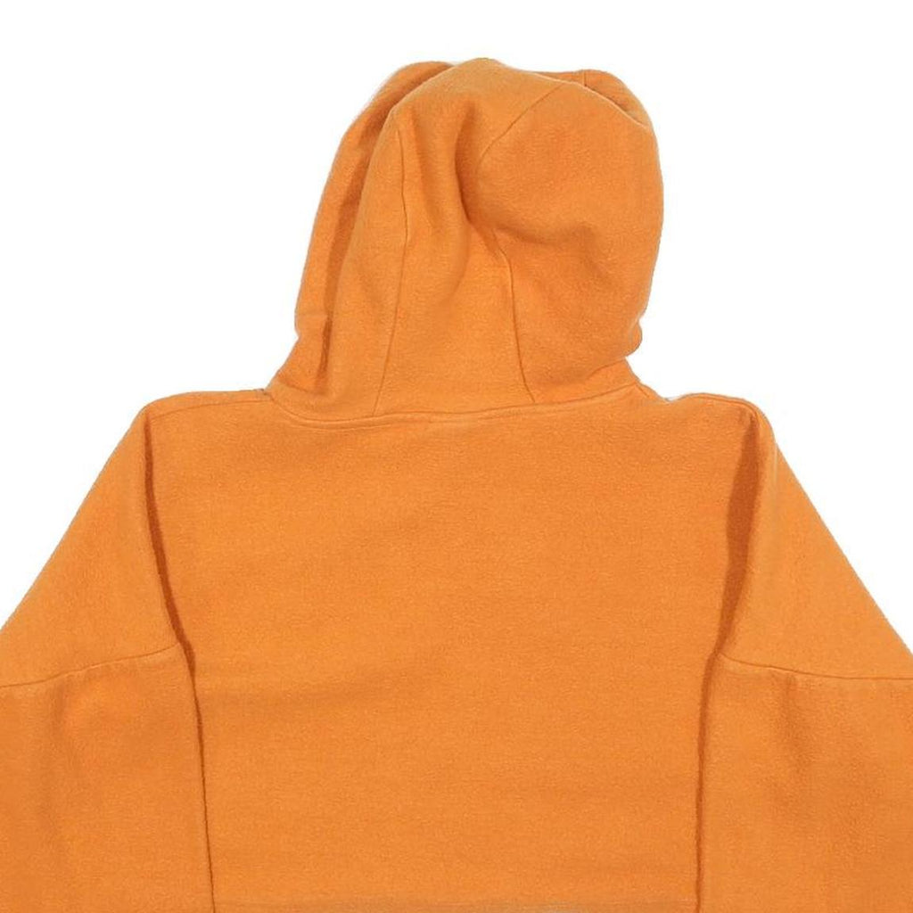ELLESSE Womens Orange Cropped Hoodie S Casual Drawstring Hood Sweatshirt