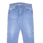 WRANGLER Mens Jeans Blue Regular Straight Denim Medium W36 L30 Classic Fit Zip