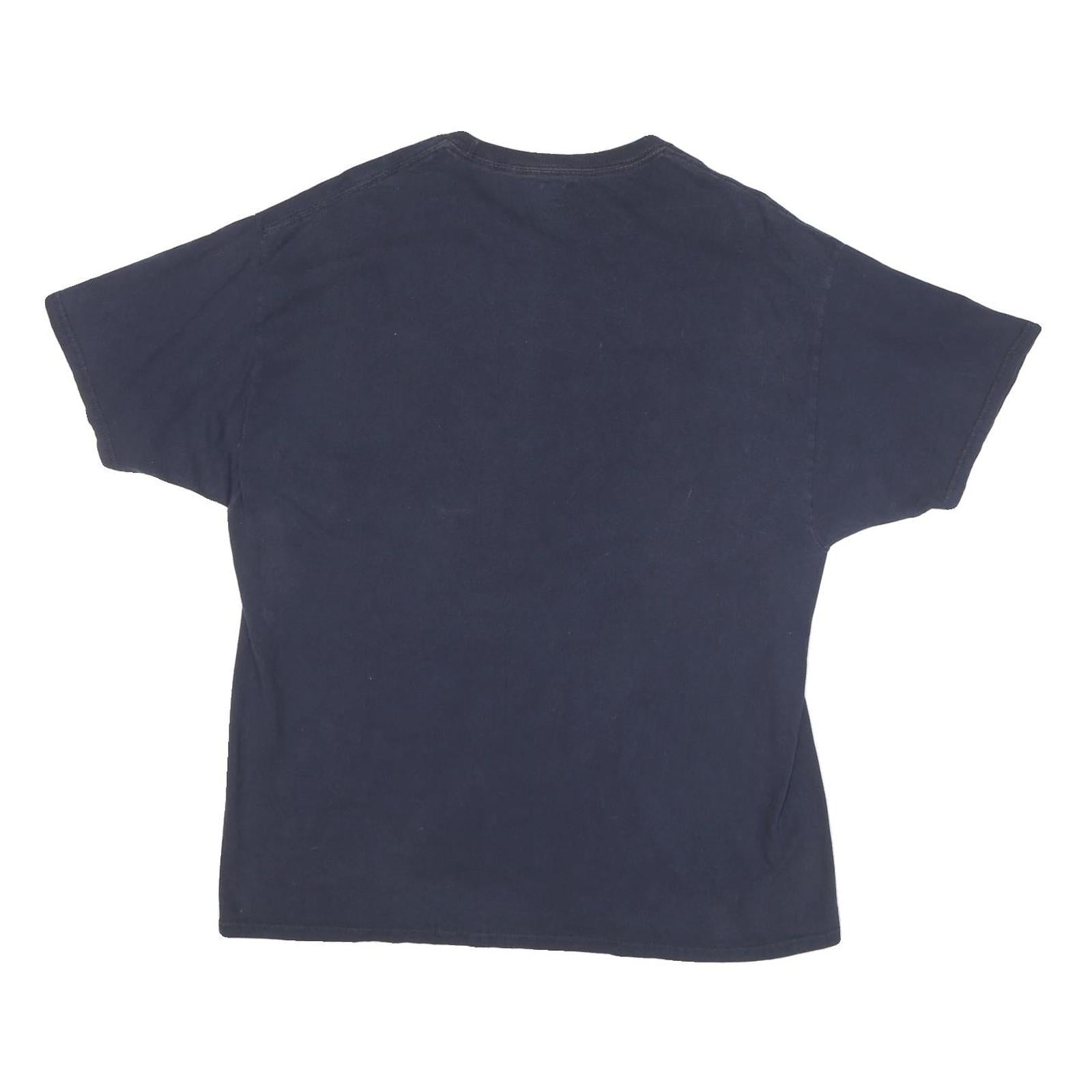 CHAMPION Mens Navy Blue California Golden Bears Graphic T-Shirt XL Crew Neck