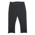 LEVI'S 501 BIG E Mens Jeans Black Classic Straight Denim Raw W32 L23 Vintage