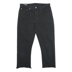 LEVI'S 501 BIG E Mens Jeans Black Classic Straight Denim Raw W32 L23 Vintage