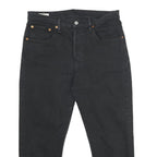 LEVI'S 501 BIG E Mens Jeans Black Classic Straight Denim Raw W32 L23 Vintage