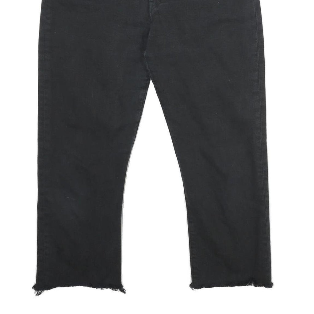 LEVI'S 501 BIG E Mens Jeans Black Classic Straight Denim Raw W32 L23 Vintage