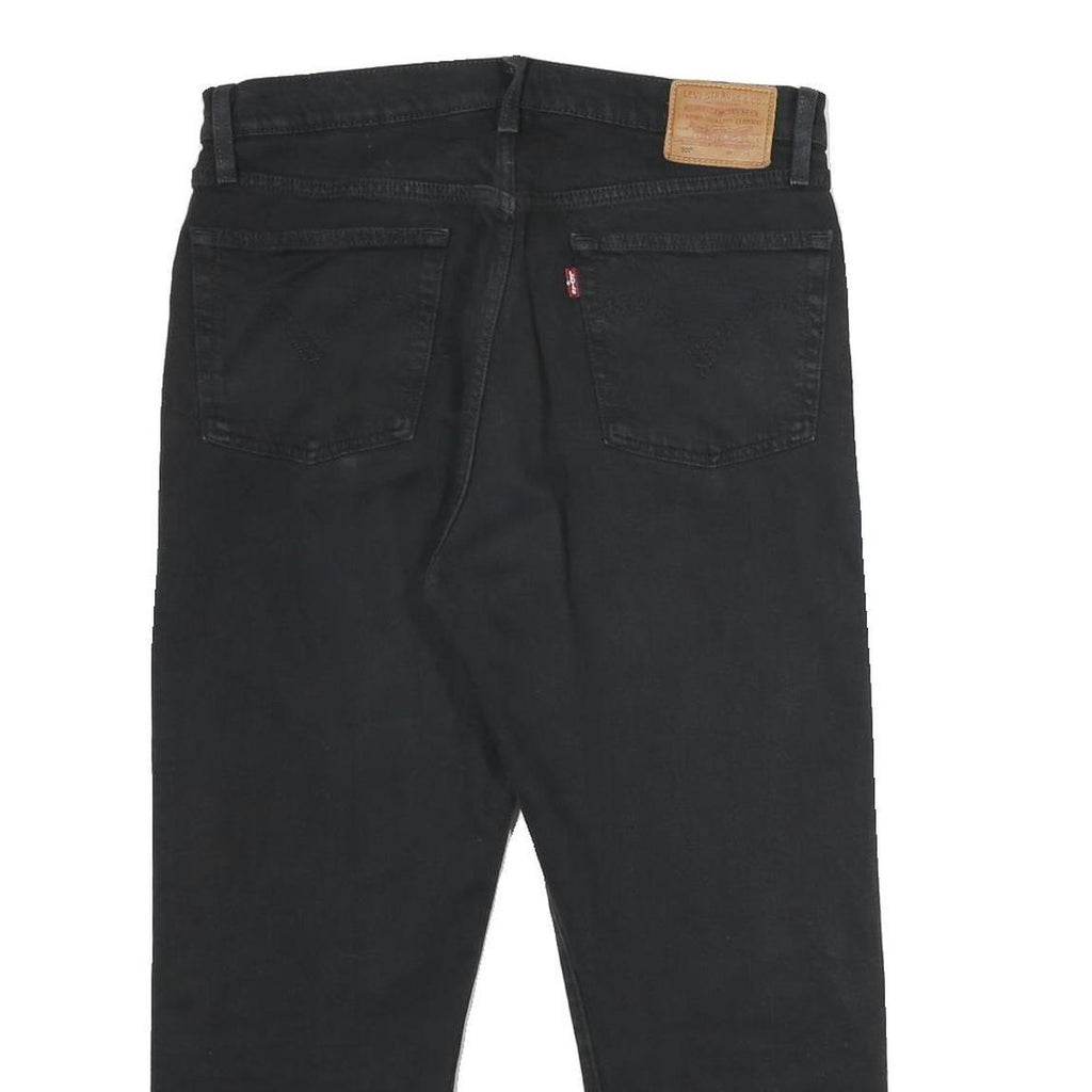 LEVI'S 501 BIG E Mens Jeans Black Classic Straight Denim Raw W32 L23 Vintage