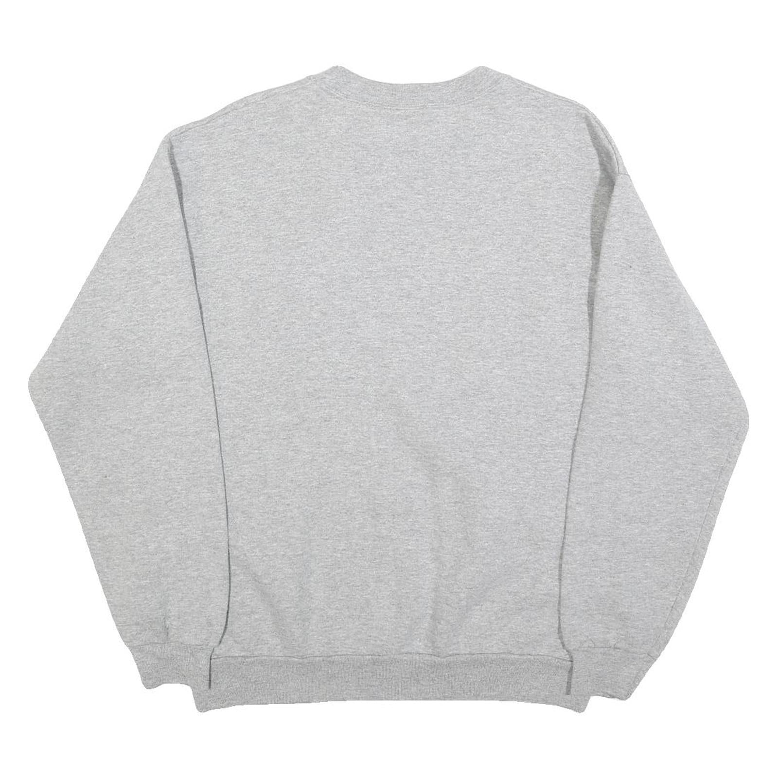 NFL Mens Grey Believe In Blue Crew Neck M American Football Sweatshirt