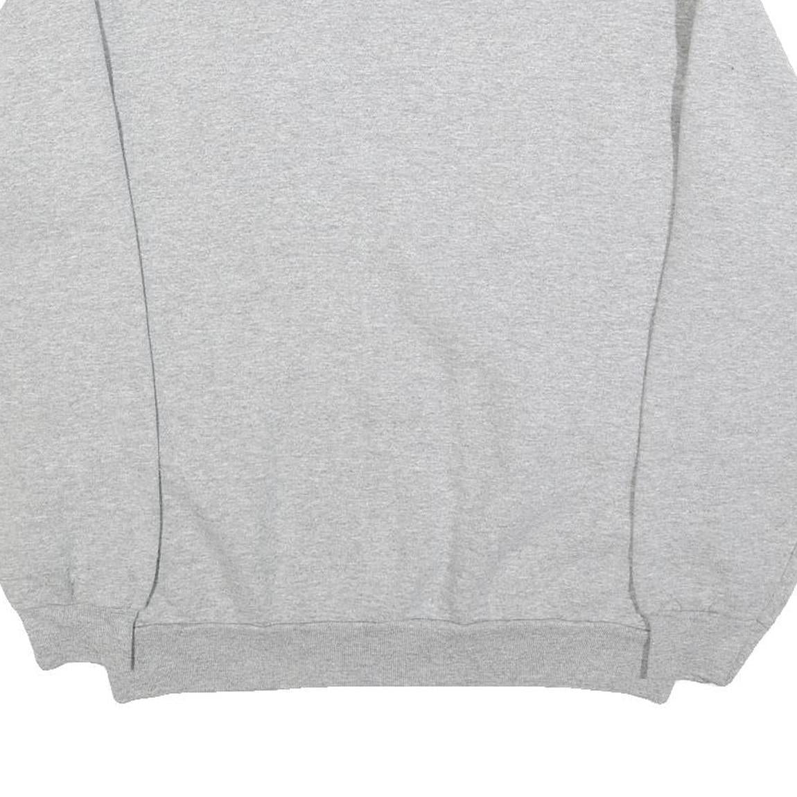 NFL Mens Grey Believe In Blue Crew Neck M American Football Sweatshirt