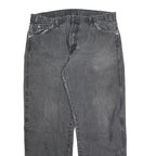 DICKIES Mens Regular Fit Grey Denim Jeans W38 L32 Casual Cotton Blend Zip