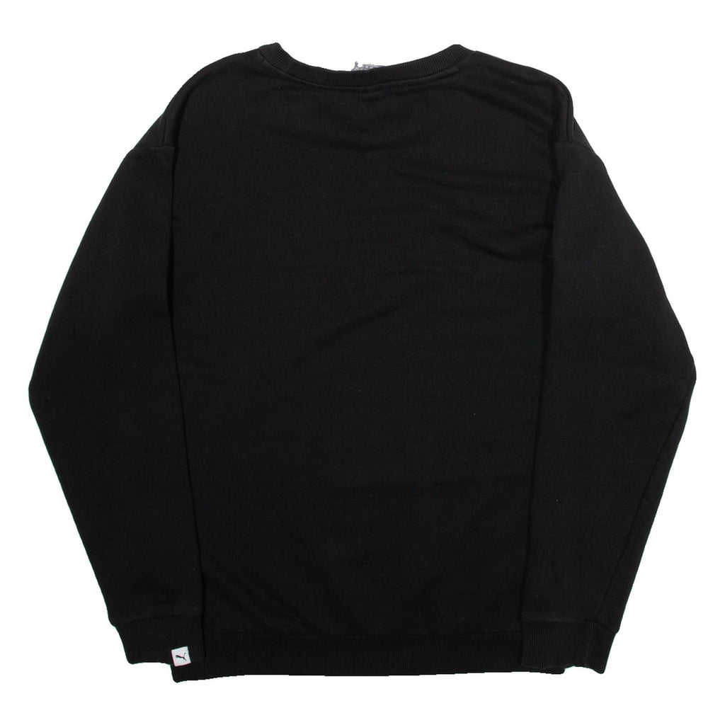 PUMA Womens Sweatshirt Black UK 8