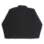 REGATTA Mens Fleece Black 1/4 Zip 2XL