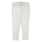 LEVI'S Womens Jeans White Regular Skinny W32 L28