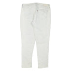 LEVI'S Womens Jeans White Regular Skinny W32 L28