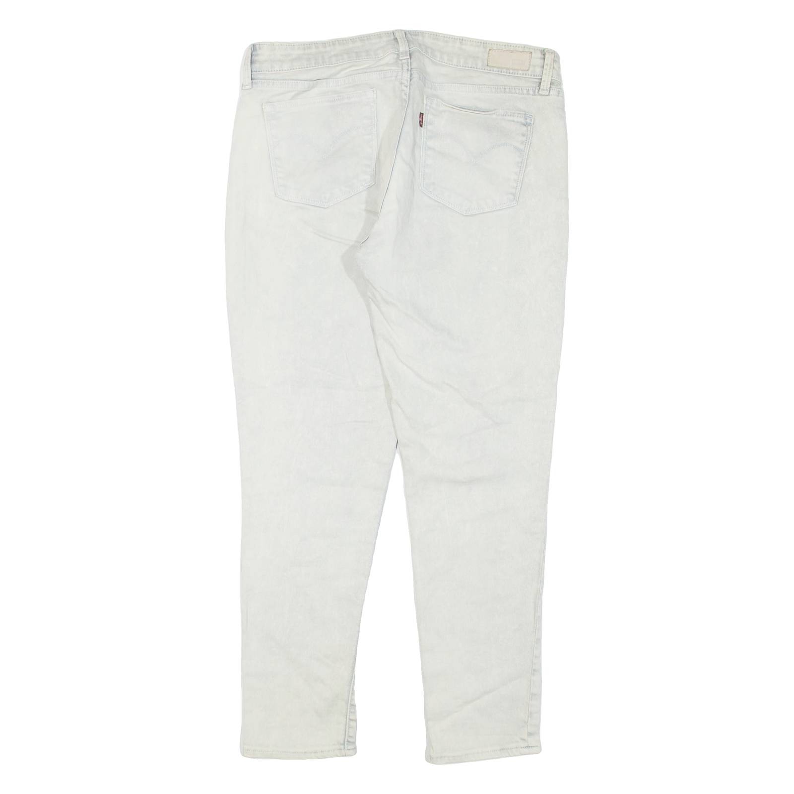 LEVI'S Womens Jeans White Regular Skinny W32 L28