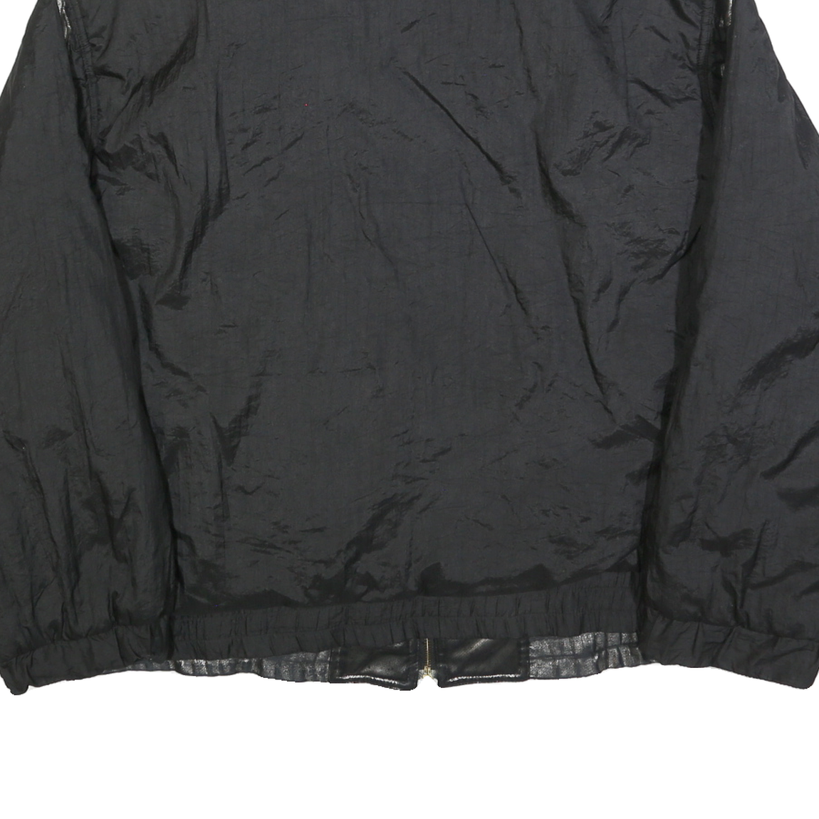 HOT SPICES Womens Black Reversible Zip Jacket L Polyester Blend Plain