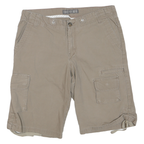 DICKIES Mens Shorts Beige Cargo Cotton Blend L W36 Workwear Comfort Style