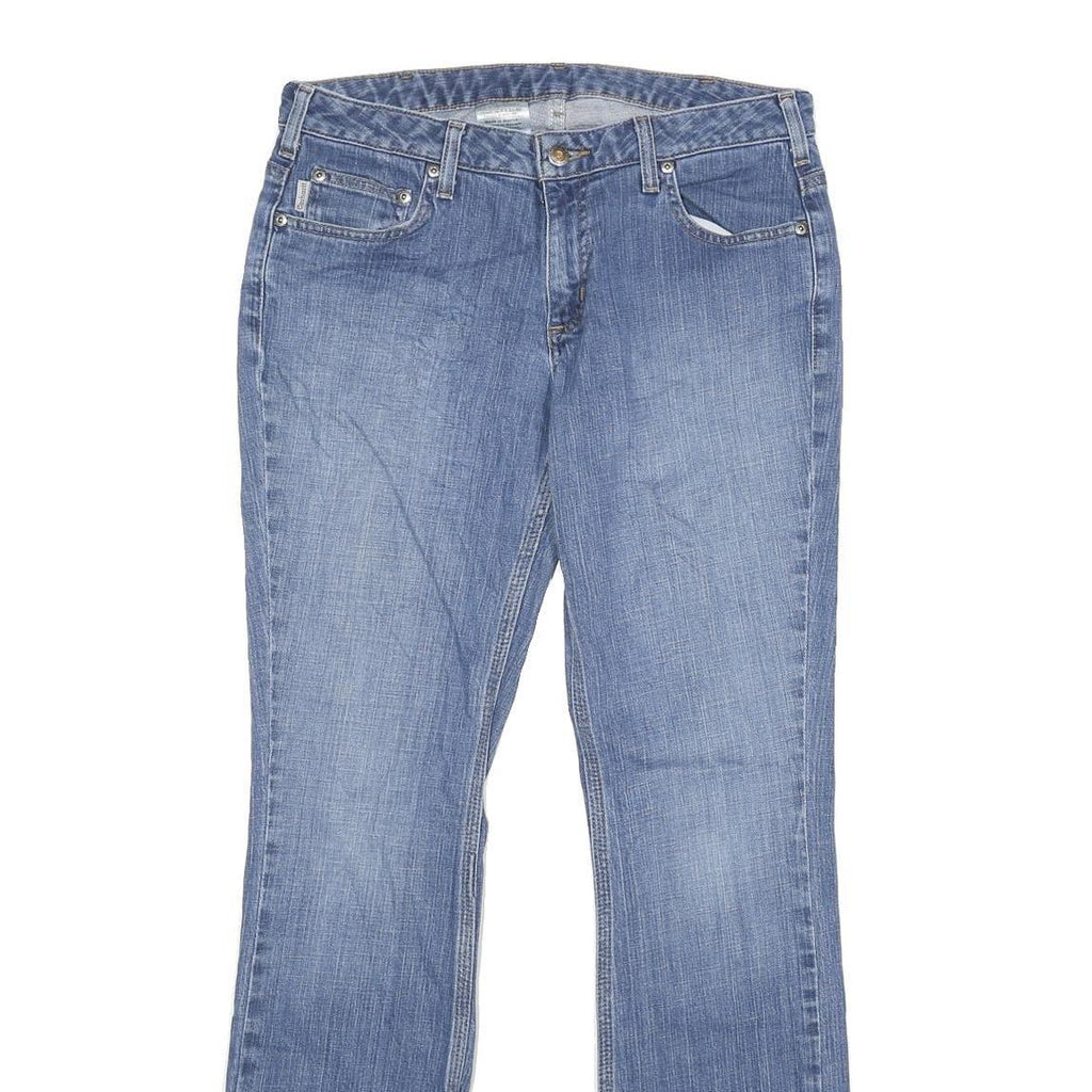 CARHARTT Womens Jeans Blue Loose Straight Denim Medium W32 L34 Casual Stylish