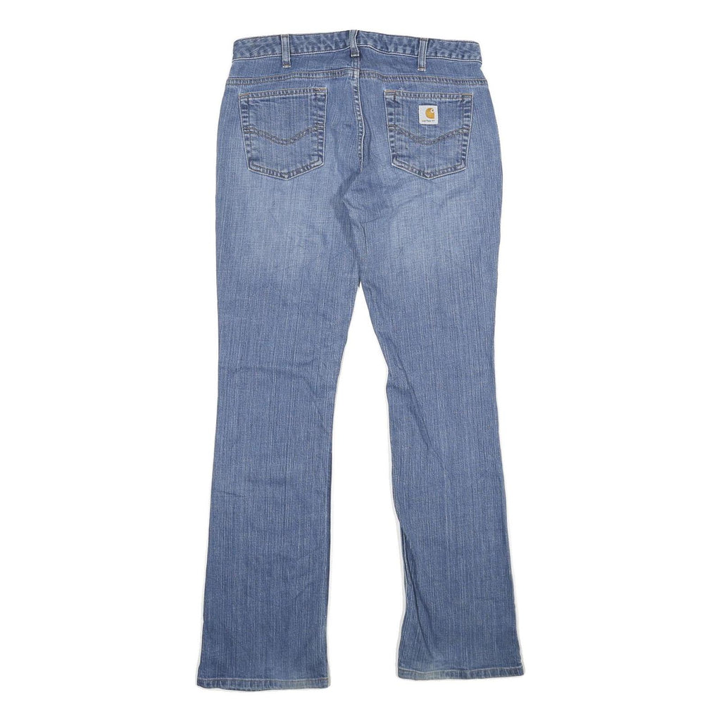 CARHARTT Womens Jeans Blue Loose Straight Denim Medium W32 L34 Casual Stylish