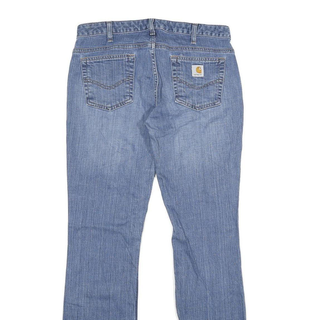 CARHARTT Womens Jeans Blue Loose Straight Denim Medium W32 L34 Casual Stylish