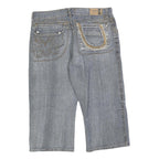 COMET Mens Shorts Blue Denim Casual M W34