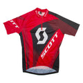 SCHOTT Mens Jersey Red 1/4 Zip L