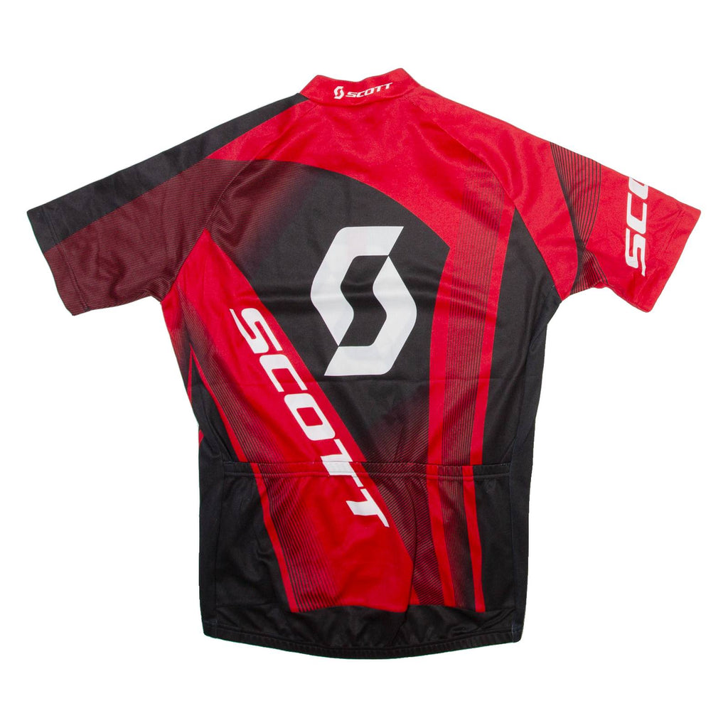 SCHOTT Mens Jersey Red 1/4 Zip L