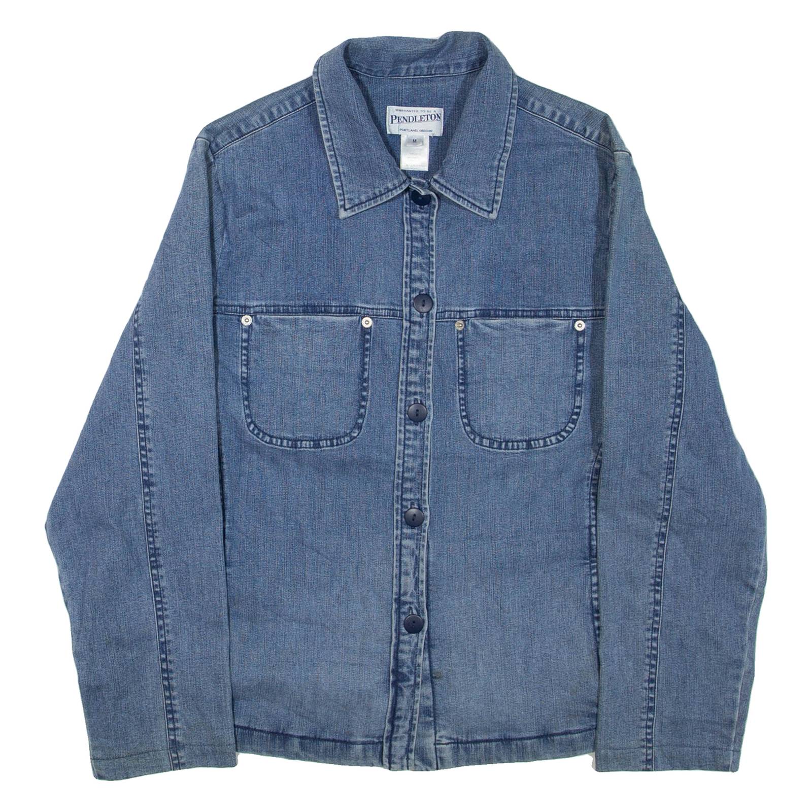 PENDLETON Womens Denim Jacket Blue M