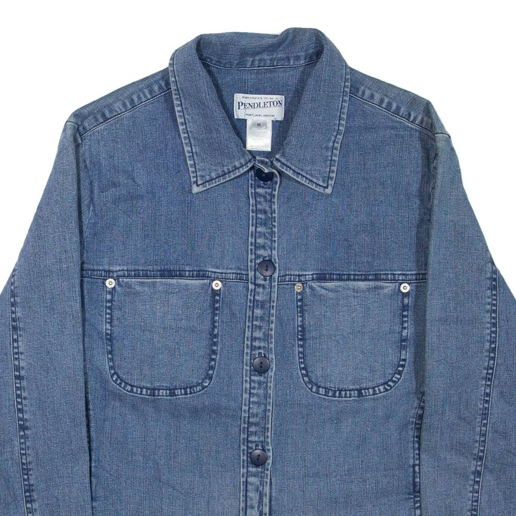 PENDLETON Womens Denim Jacket Blue M
