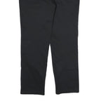 TOMMY HILFIGER Mens Cotton Black Regular Straight Trousers W36 L32 Classic Fit