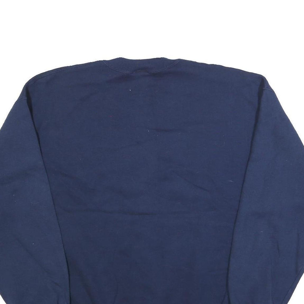 LIFESIGNS Mens Navy Blue Crew Neck XL United States Air Force Embroidered