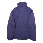 SALOMON Womens Purple & Green Outdoor Jacket L Polyester Zip Casual Lightweight