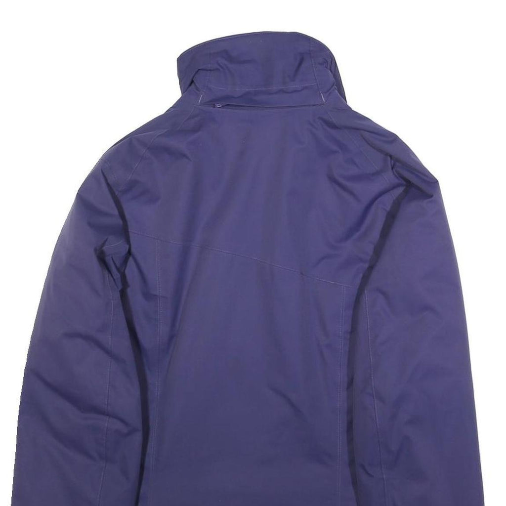 SALOMON Womens Purple & Green Outdoor Jacket L Polyester Zip Casual Lightweight