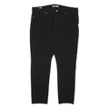 LEVI'S Womens Black Slim Skinny Denim Cotton Blend Jeans W38 L30 Stretch