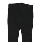 LEVI'S Womens Black Slim Skinny Denim Cotton Blend Jeans W38 L30 Stretch