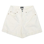 NY JEANS Womens Shorts White Casual Cotton Blend M W28 Pocketed Comfort