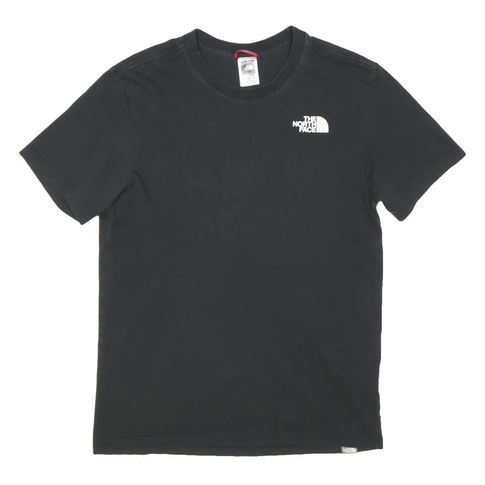THE NORTH FACE Mens Black Graphic T-Shirt S Short Sleeve Crew Neck Logo Print