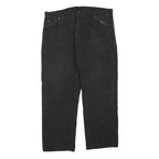 DICKIES Mens Jeans Black Regular Straight Denim W40 L28 Durable Workwear