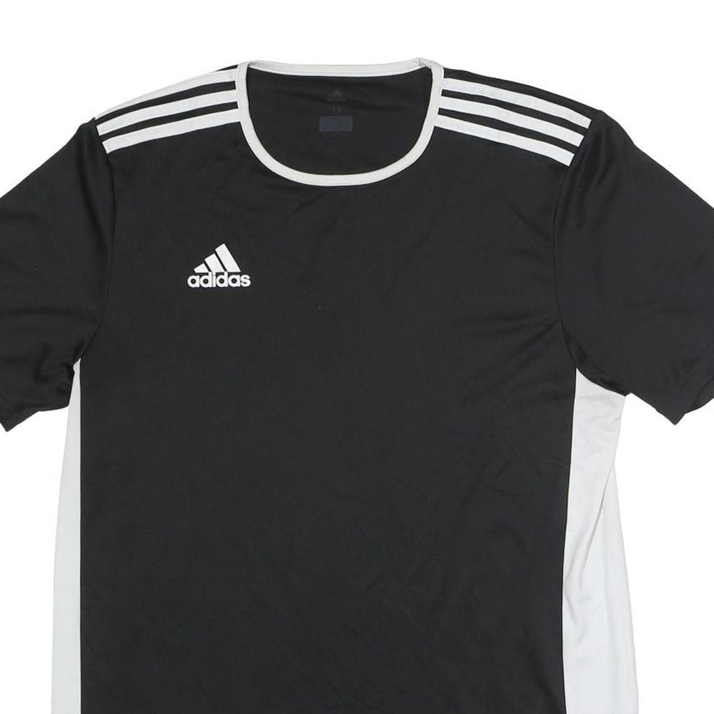 ADIDAS Mens Black & White Modern T-Shirt M Short Sleeve Crew Neck Sportswear