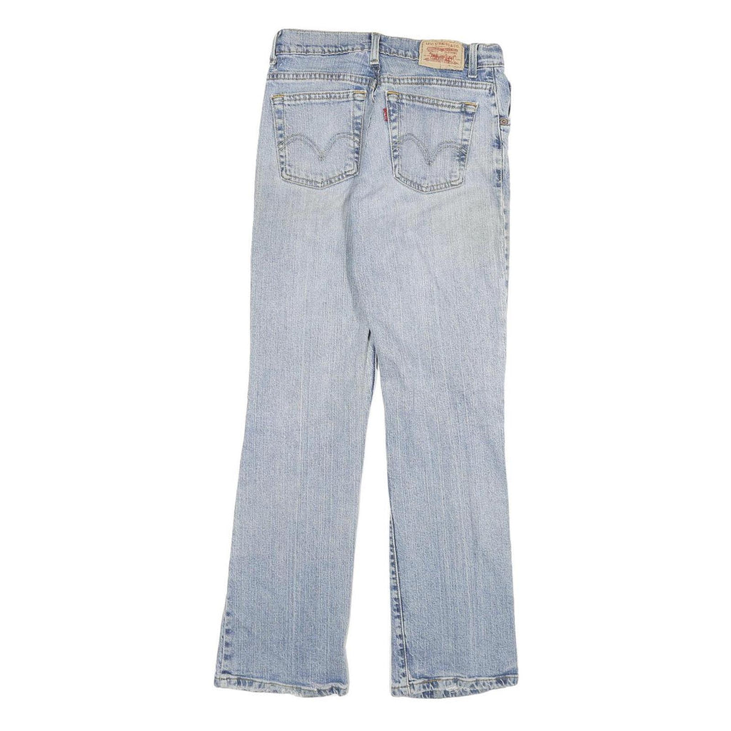 LEVI'S Womens Relaxed Jeans Blue Denim Light W26 L29 Zip Casual Comfort